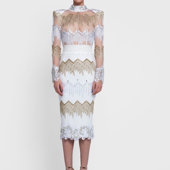 zhivago CHRYSLER dress IN MOET size 2 - Picture 4 of 16